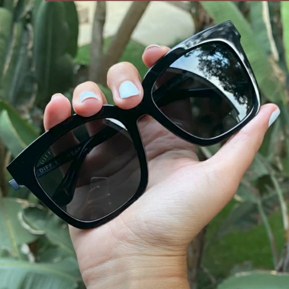 D Franklin Sunglasses Black (Big Size)